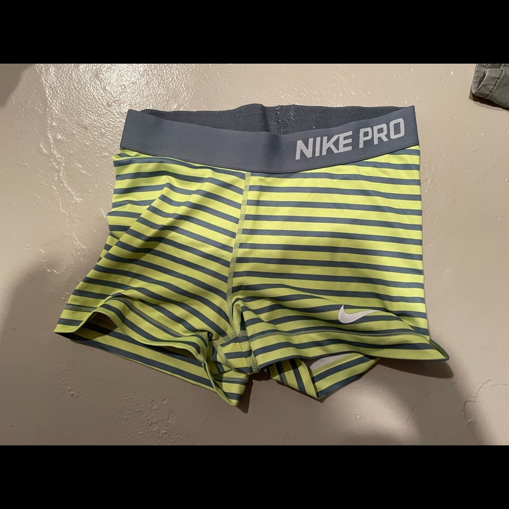 Spandex Nike shorts.